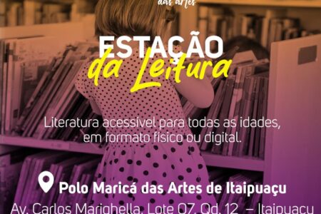 CULTURA CRIA ESPAÇO DE LEITURA NO POLO MARICÁ DAS ARTES, EM ITAIPUAÇU