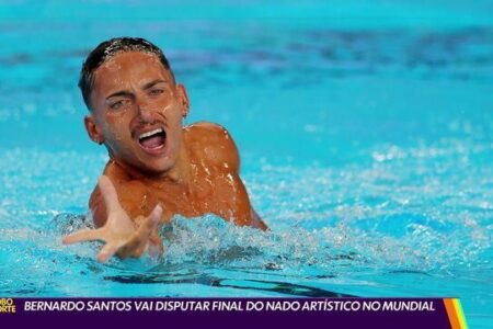 PIONEIRO, BERNARDO SANTOS CONHECEU NADO ARTÍSTICO PELA TV: “REALIZANDO SONHO”