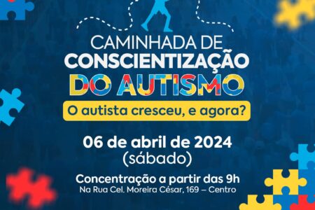 SÃO GONÇALO REALIZA CAMINHADA DE CONSCIENTIZAÇÃO DO AUTISMO