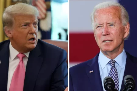 TRUMP LIDERA COM 6 PONTOS DE VANTAGEM SOBRE BIDEN NA DISPUTA PELA PRESIDÊNCIA DOS EUA, DIZ PESQUISA