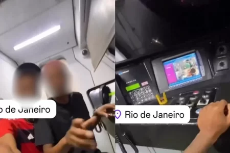 JOVENS INVADEM CABINE DE CONTROLE DE TREM, EM MOVIMENTO, DA SUPERVIA