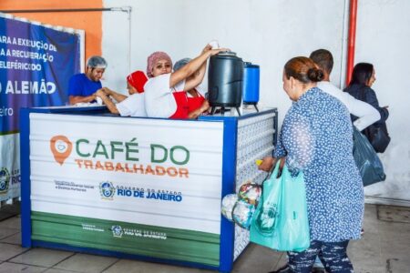 GOVERNO DO ESTADO INAUGURA CAFÉ DO TRABALHADOR EM DUAS ESTAÇÕES DE TREM DA ZONA NORTE DO RIO