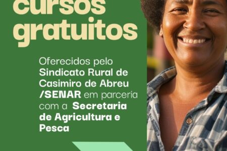 INSCRIÇÕES PARA CURSOS DE QUALIFICAÇÃO DO SENAR/SINDICATO RURAL JÁ COMEÇARAM